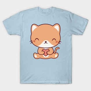 Kawaii Cute Cat Kitten T-Shirt